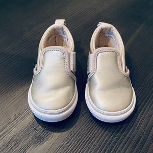 Vans Toddler girl size 5 gold